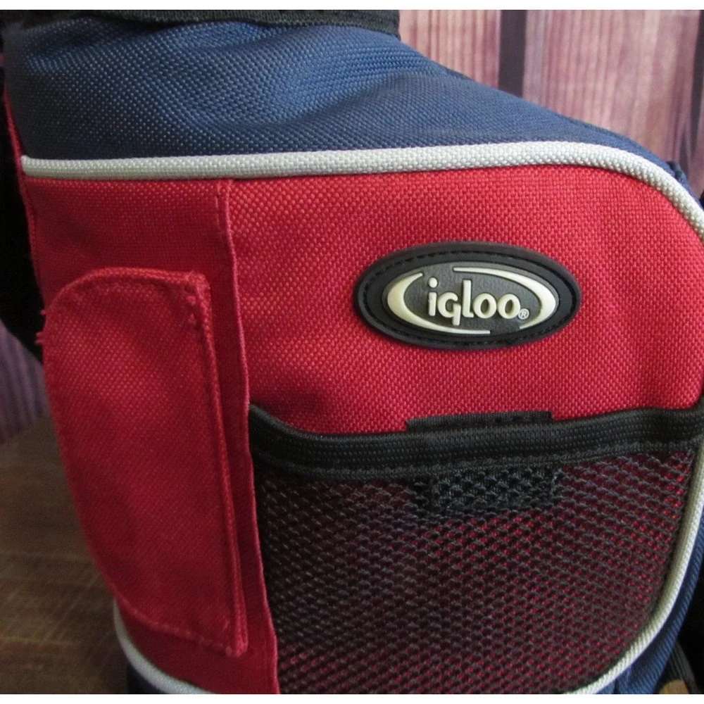 VTG Igloo SoftMate Flip & Sip Water Bottle Insulated Carrier Multicolor Set Y2K